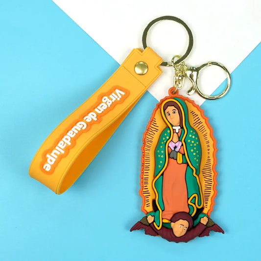 Virgen de Guadalupe Cute Keychain