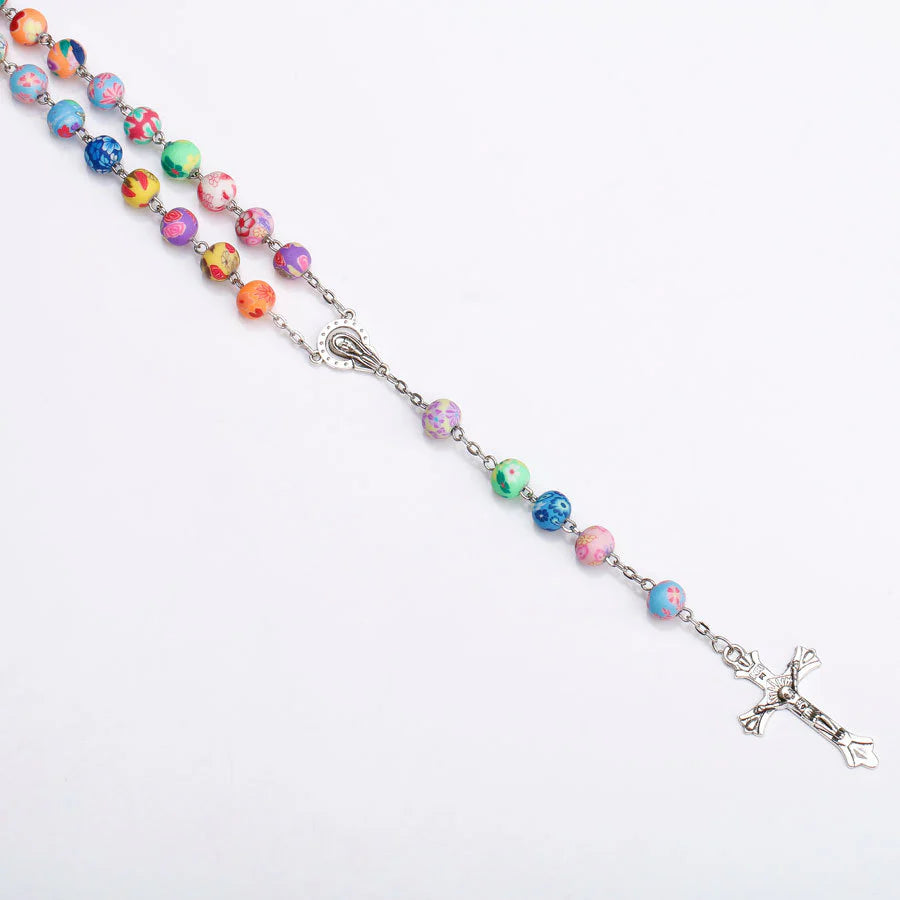 Colorful Clay Rosary